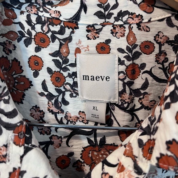 Anthropologie Maeve Short-Sleeve Belted
Midi Shirt Dress - XL - Picture 12 of 12